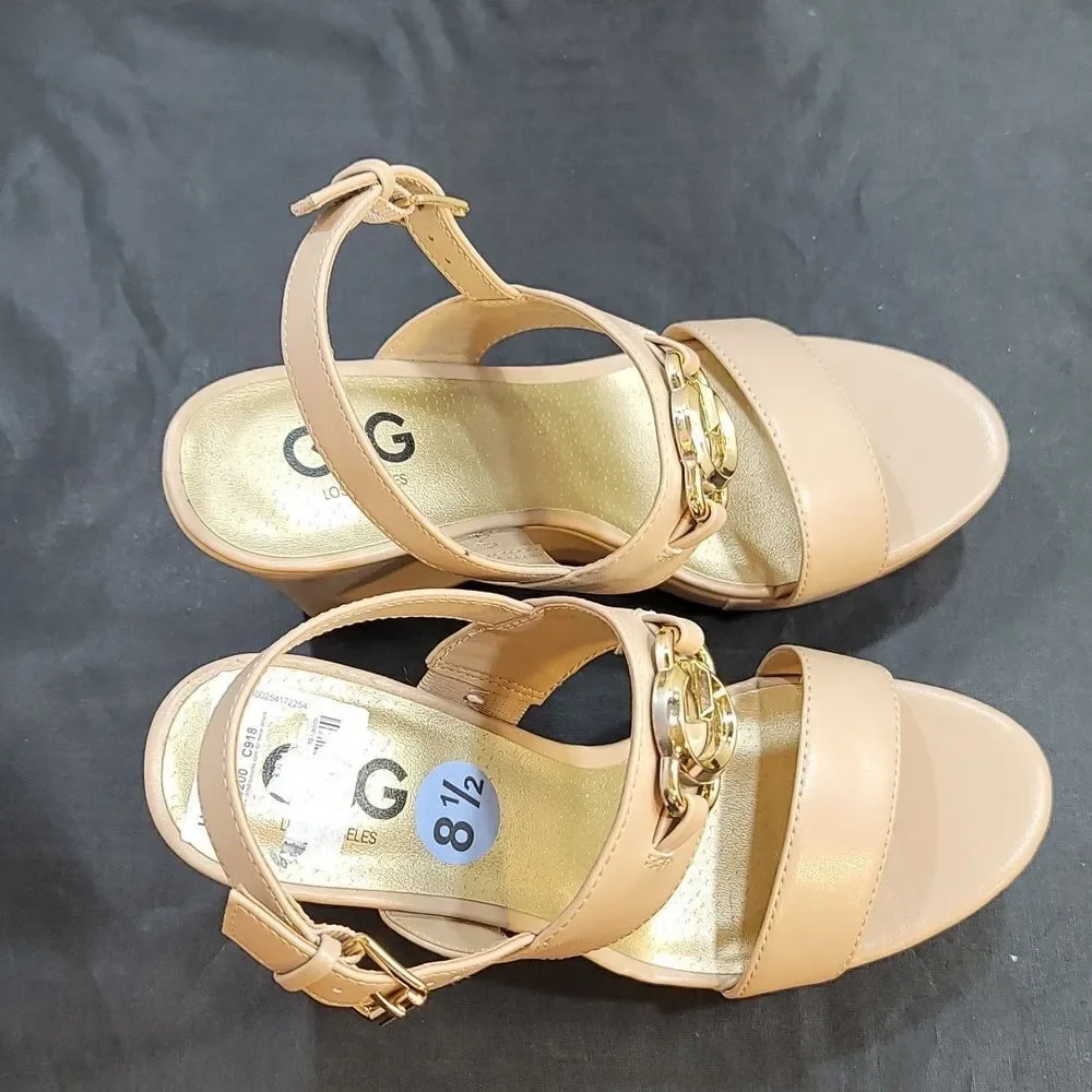 BRAND NEW GBG LOS ANGELES ESPADRILLE OPEN TOE WEDGE SANDAL